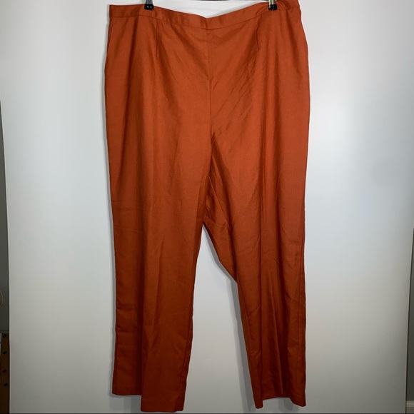 Alfred Dunner Pants Paprika Size 24W NEW